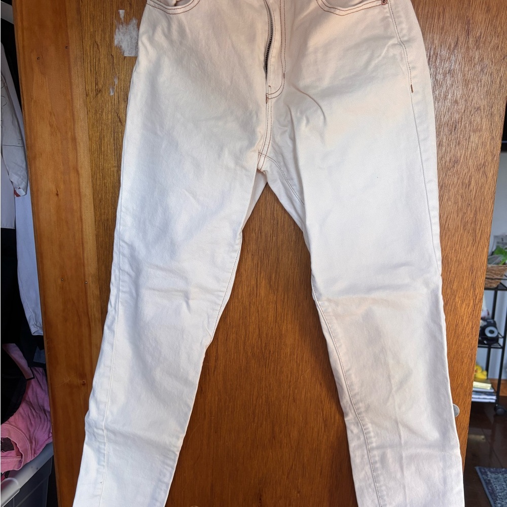 Men's Cream Jeans